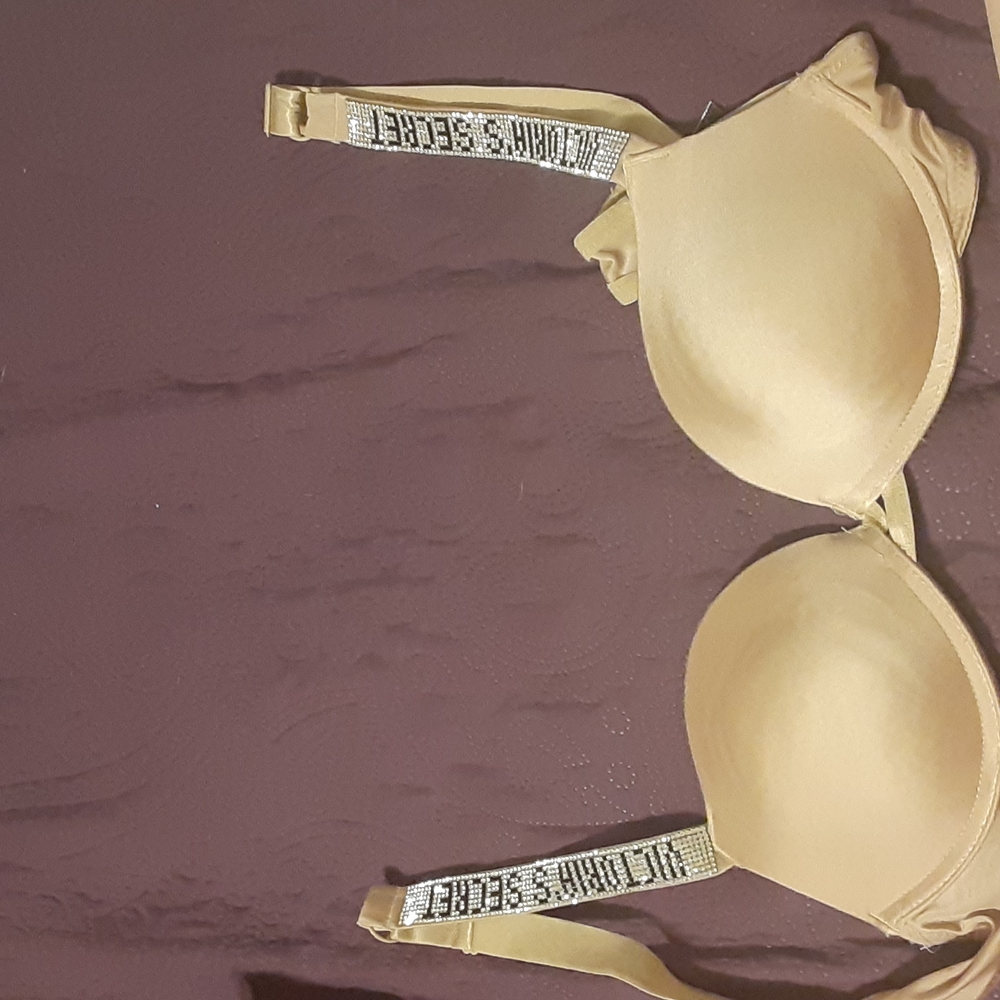 Victoria's secret Rhinestone brazillian bra!!